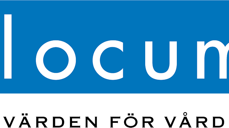 Logotyp Locum blå