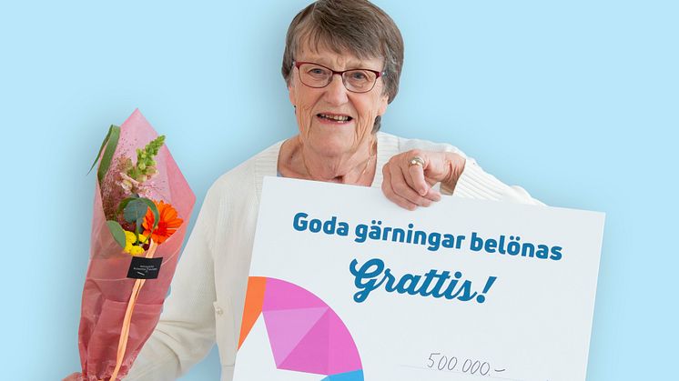 Inger vann en halv miljon och förverkligar resedrömmen. 