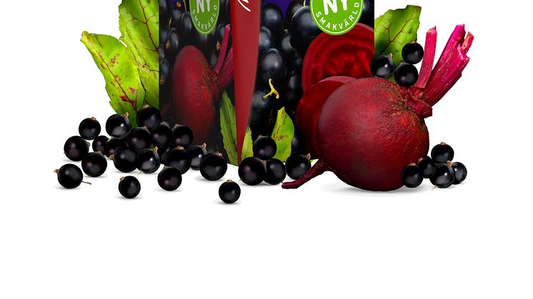 ProViva bjuder in till en ny smakvärld med både rotfrukt och bär ‒ Överraskande gott med rödbeta och svartvinbär!