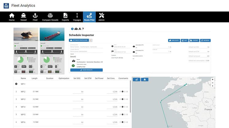 Route Pilot AI - Voyage optimization - 2