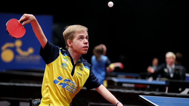 Alexander Öhgren under Para-EM i Helsingborg 2019. Foto: Parasport Sverige