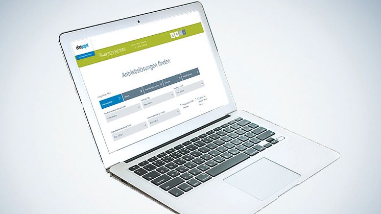 ebm-papst onlineportal för drivlösningar har fått nytt utseende och nya funktioner