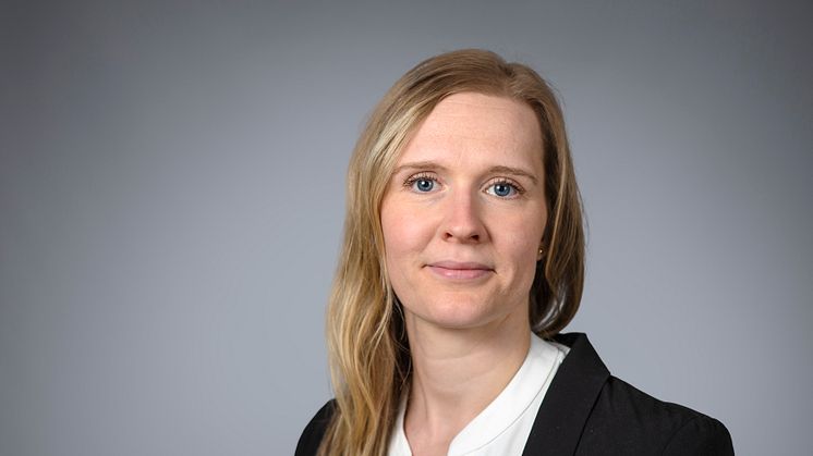 Maria Burman, doktorand vid Institutionen för samhällsmedicin och rehabilitering, Umeå universitet. Foto: Mattias Pettersson.