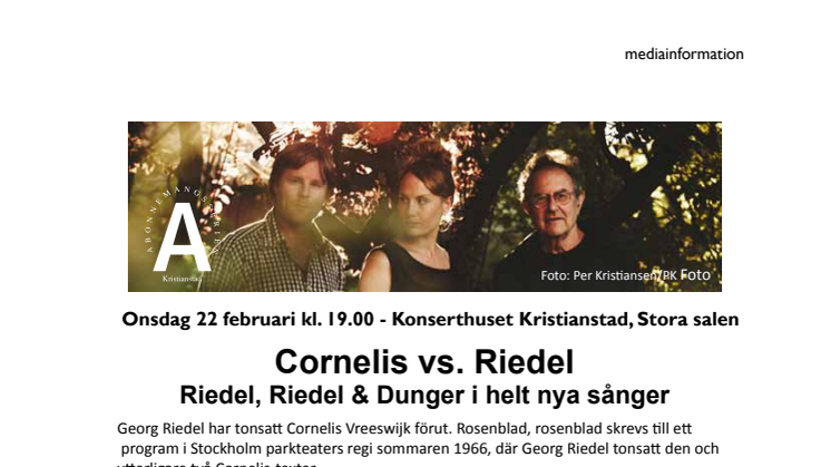 Cornelis vs. Riedel