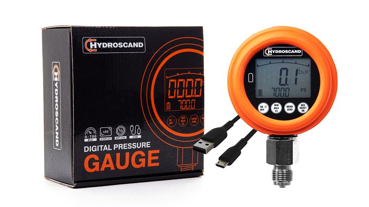 Hydroscands nya digitala manometer.