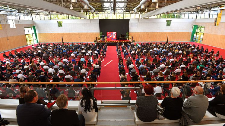 Studieren mit Gehalt: Feierliche Immatrikulation des Matrikels 2022 an der Staatlichen Studienakademie in Glauchau   