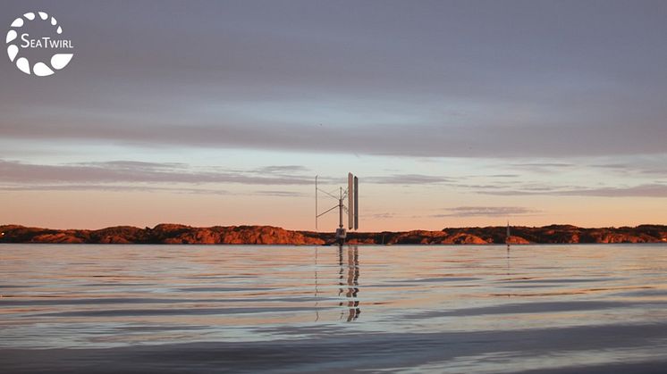 SeaTwirls havsbaserade vindkraftverk