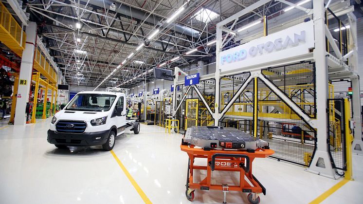 Ford E-Transit produksjonsstart 2022
