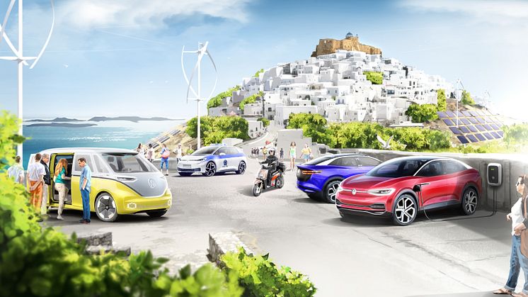 Volkswagen-koncernen och Grekland i gemensamt projekt för klimatneutral mobilitet på grekisk ö