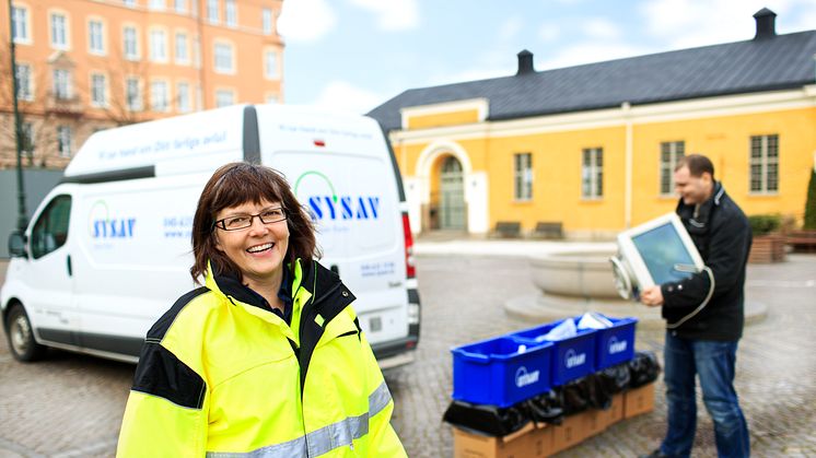 Farligt avfall-bilen rullar i Lunds kommun igen.