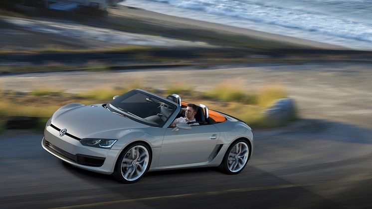 Concept BlueSport - världspremiär för bränslesnål Volkswagen-roadster 