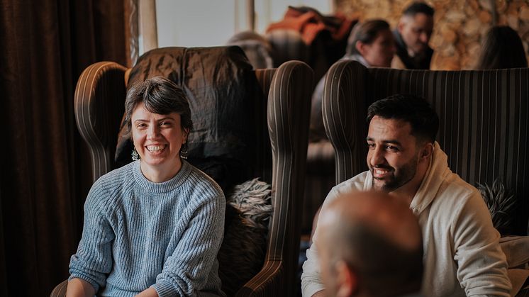 Silvia Valentinova Yilmaz Dalgin och Yones Mohammadi. Foto: Tilda Olofsgård