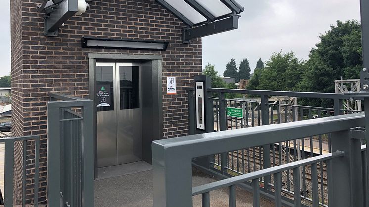 New passenger lifts open at Lichfield Trent Valley station