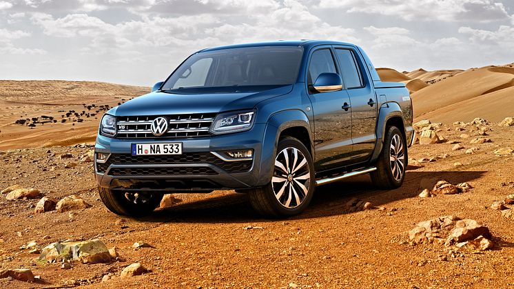 Amarok har fået nyt frontdesign, og under hjelmen ligger en ny raffineret V6 TDI