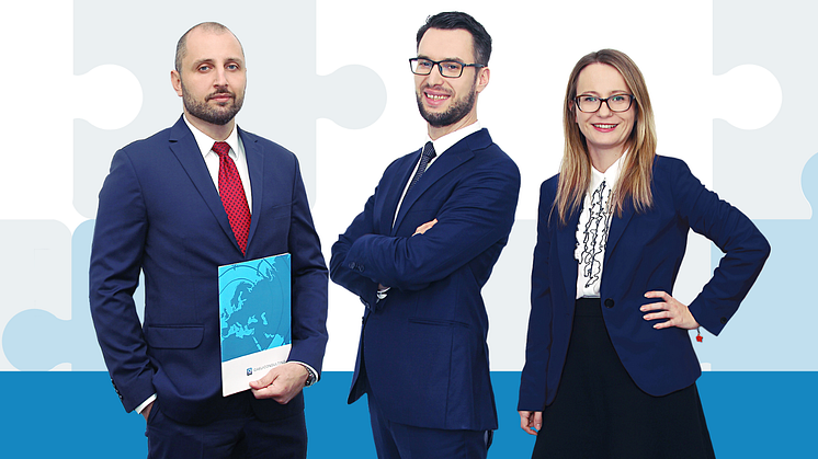 Jerzy Klimovics, Tomasz Wasik och Joanna Szepelak-Frydrych leder expertteamet vid GAEU Consulting Horizon Europe Centre of Excellence.