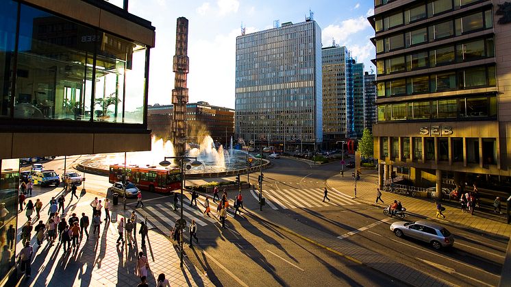 Het kontorsmarknad i Stockholm
