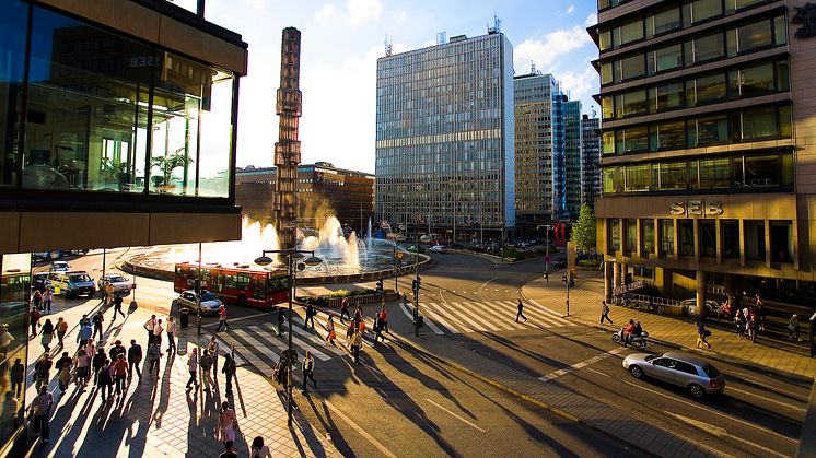 Het kontorsmarknad i Stockholm