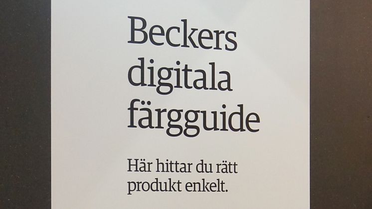 Beckers inspirerar på Bauhaus!