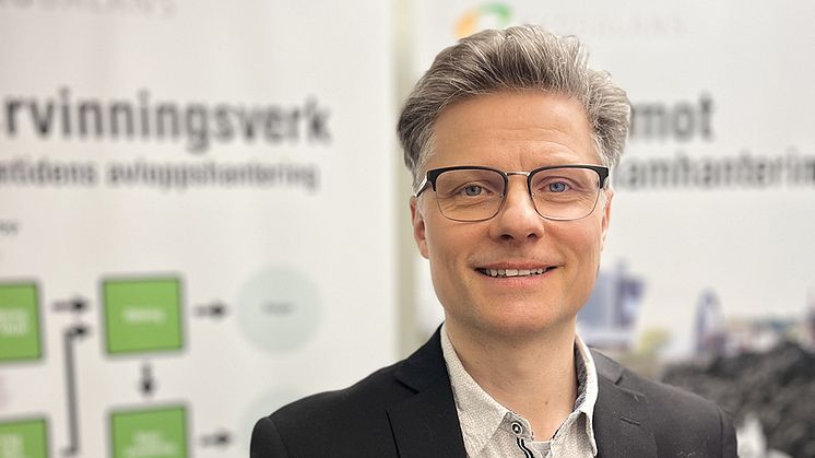 Gunnar Thelin, årets pristagare av Avlopp & Kretsloppspriset. Foto: Erik Kvarmo.
