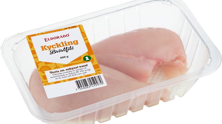 Axfood återkallar tre Eldorado- och en Top Choice Poultry-kycklingprodukter efter påvisad salmonellasmitta
