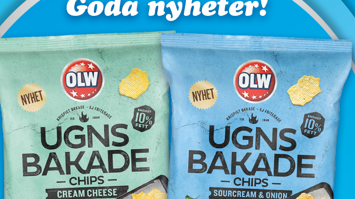 OLW relanserar en efterfrågad favorit – Ugnsbakade chips 