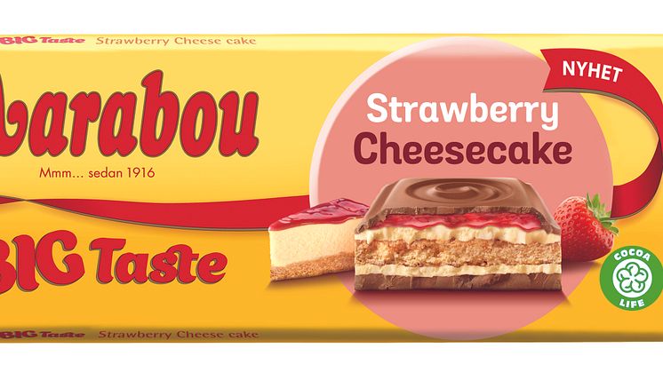 Marabou Big Taste Strawberry Cheesecake