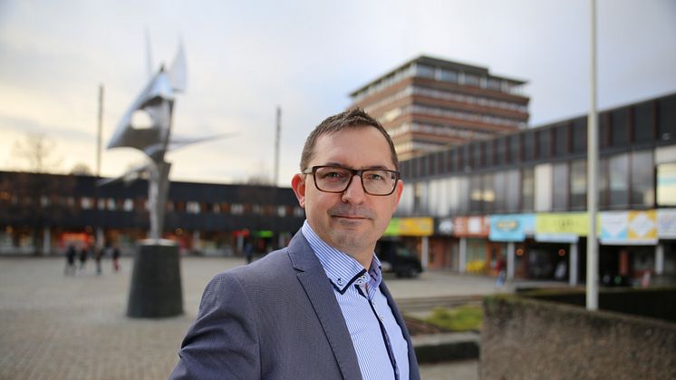 Mike Fürstenberg i SiO Foreninger hjelper studentforeningene i Oslo og Akershus. (Foto: Unni Irmelin Kvam / SiO)