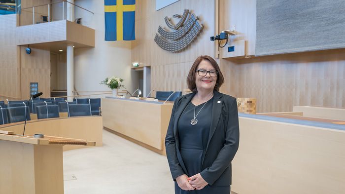 Andre vice talman Lotta Johnsson Fornarve (V) besöker Värmland 23 och 24 augusti. Foto: Anders Löwdin/Sveriges riksdag.