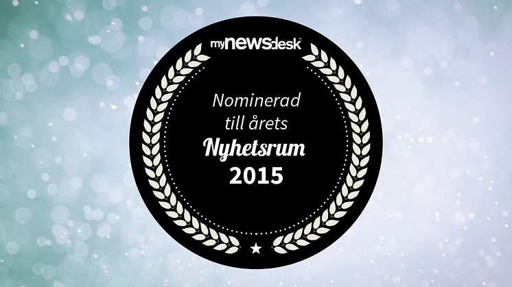 ​Swecon nominerat i prestigefull kategori i Årets Nyhetsrum 2015
