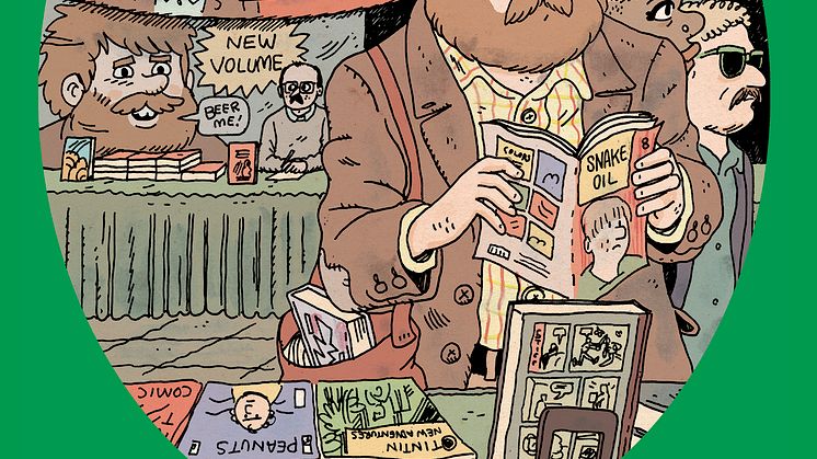 Illustrasjon: Noah van Sciver. Plakatdesign: Espen Friberg