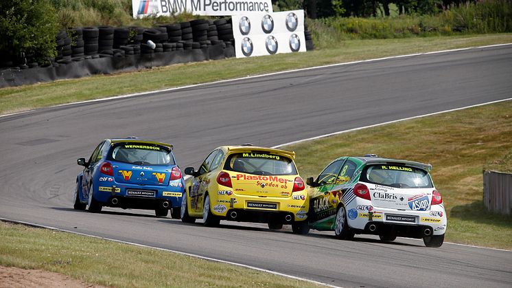 Toppracing när Wernerson vann igen i Clio Cup JTCC