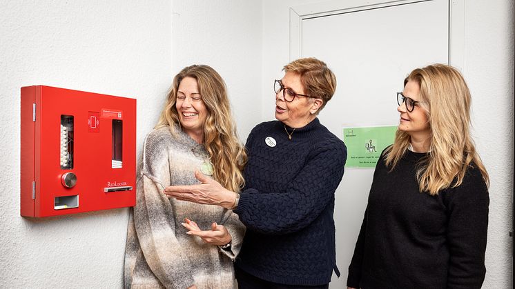 Therese Bergström, skolkurator Nordhemsskolan, Christina Hammenfors, skolsköterska Nordhemsskolan och Jenny Hallberg, HR-chef Ernst Rosén.