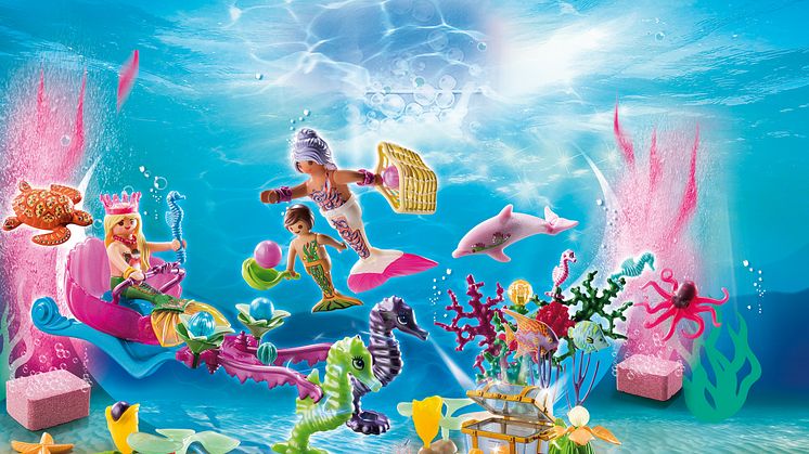 Adventskalender Badespaß Meerjungfrauen (70777) von PLAYMOBIL