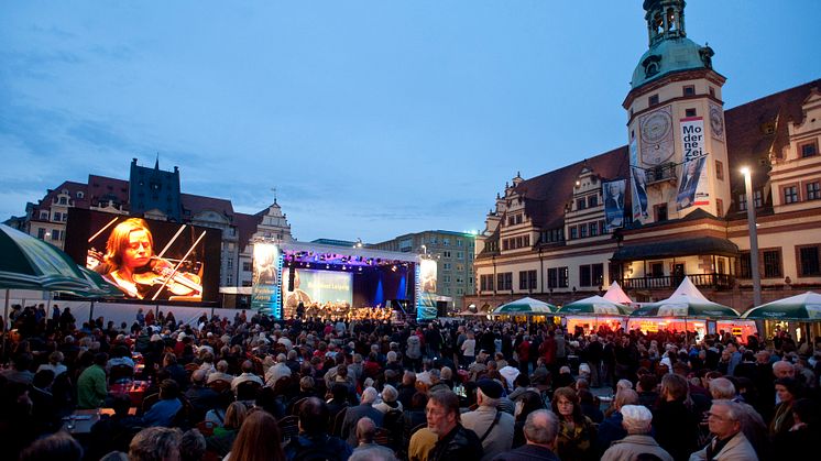 "BachStage" auf dem Markt vor dem Alten Rathaus - Foto: Bachfest Leipzig