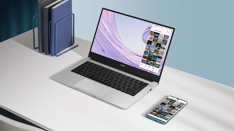 MateBook D 14_Silver_Multi-screen Collabration