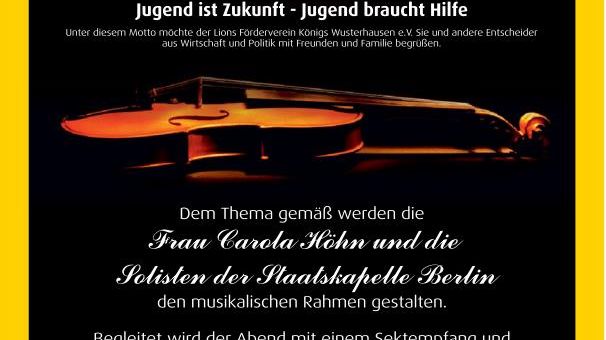 Kultureller Jahresauftakt in der Hochschulbibliothek am 23. Januar 2015 mit dem 11. Neujahrs-Benefizkonzert des Lions Clubs Königs Wusterhausen