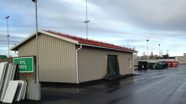 Nytt Återbrukshus på Gimonäs återvinningscentral