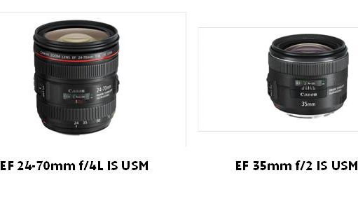 Canon lanserer to nye objektiver: EF 24-70mm f/4L IS USM og EF 35mm f/2 IS USM