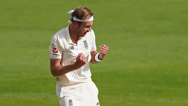 England seamer Stuart Broad