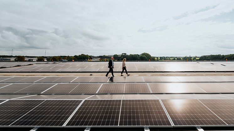 The next big step to further reduce the group's total climate impact - Greenfood is commencing operation of its new solar power plant at Greenhouse, the group's 44,000 square meter facility in Helsingborg.