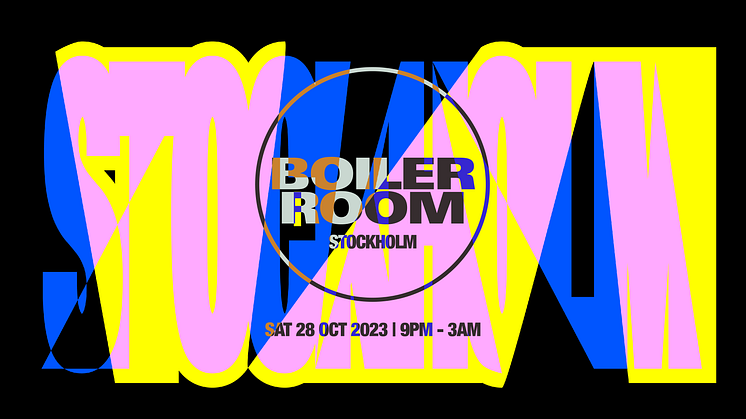 Biljetterna till Boiler Room släpps tisdag 5 september kl 10.00.