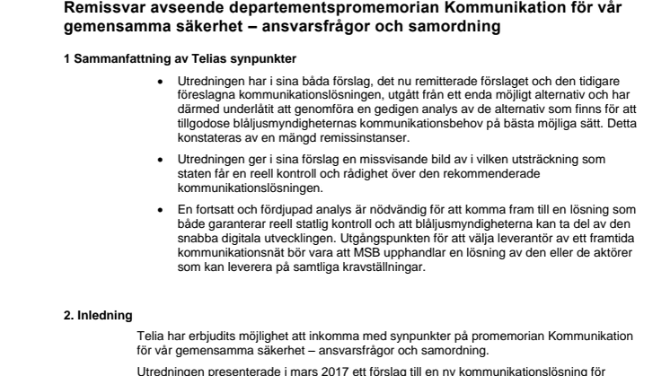 Blåljusmyndigheterna behöver en kommunikationslösning som både garanterar statlig kontroll och tillgång till den digitala utvecklingen