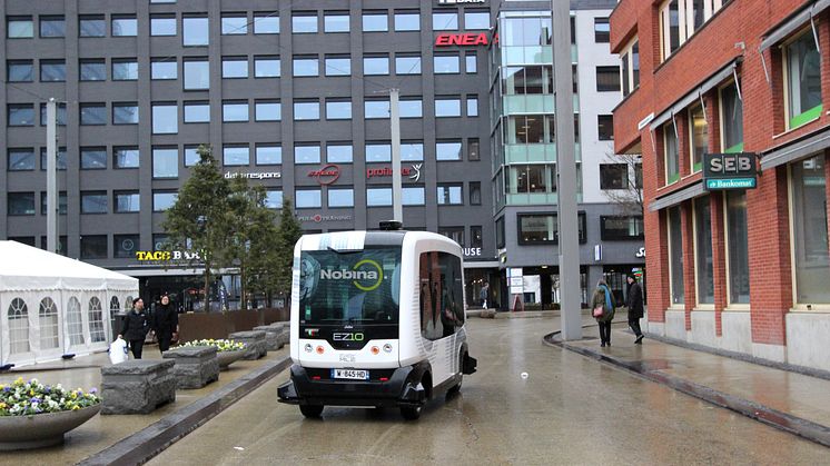 ​Pressinbjudan: Självkörande buss kommer till Helsingborg