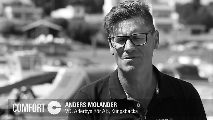 Möt Anders Molin, ägare av Aderbys Rör och del av Comfort-kedjan