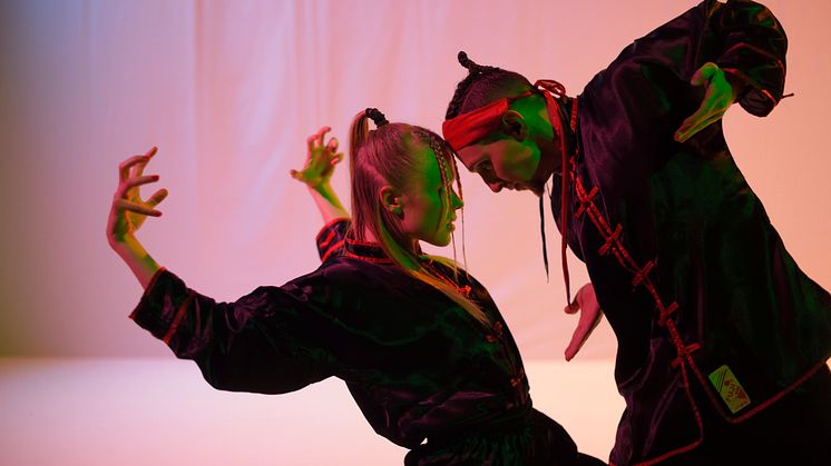 Inxi & Sashdilla - streetdance möte Kung fu på Kungsbacka Teater.