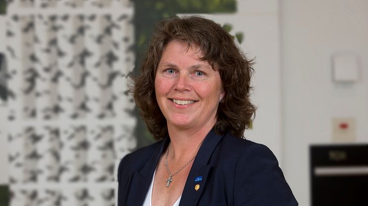 Ulla Bergström får fortsatt förtroende som Norrmejeriers ordförande. Foto: Jan Lindmark