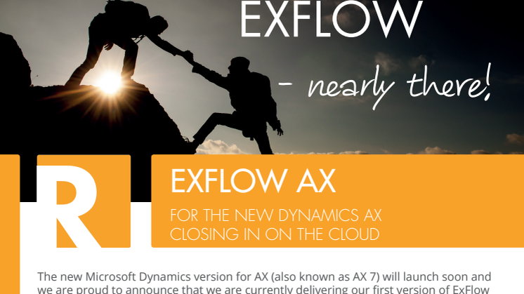 ExFlow AX is getting ready for new Microsoft Dynamics AX