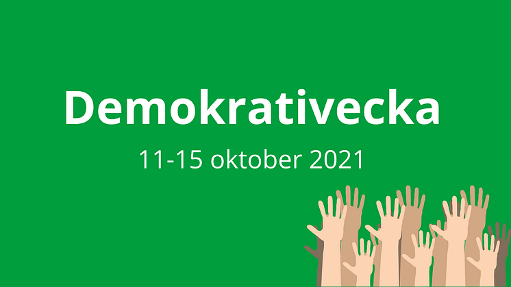 Presstips: Demokrativecka i Alvesta 11-15 oktober