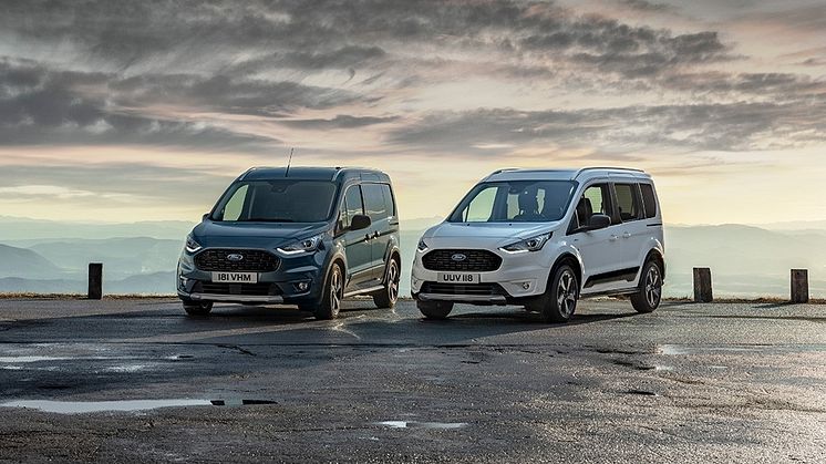 Ford prezintă noile Tourneo și Transit Connect Active, destinate clienților cu un stil de viață aventuros