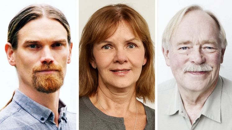 Björn Eklund, Eva Wedberg och Kjell Broström. Foto: Caroline Andersson